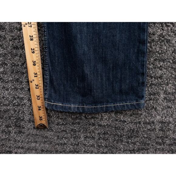 Wrangler FR Jeans Womens 11x34 Blue Mae Retro Bootcut Flame Resistant Stretch - Picture 11 of 16